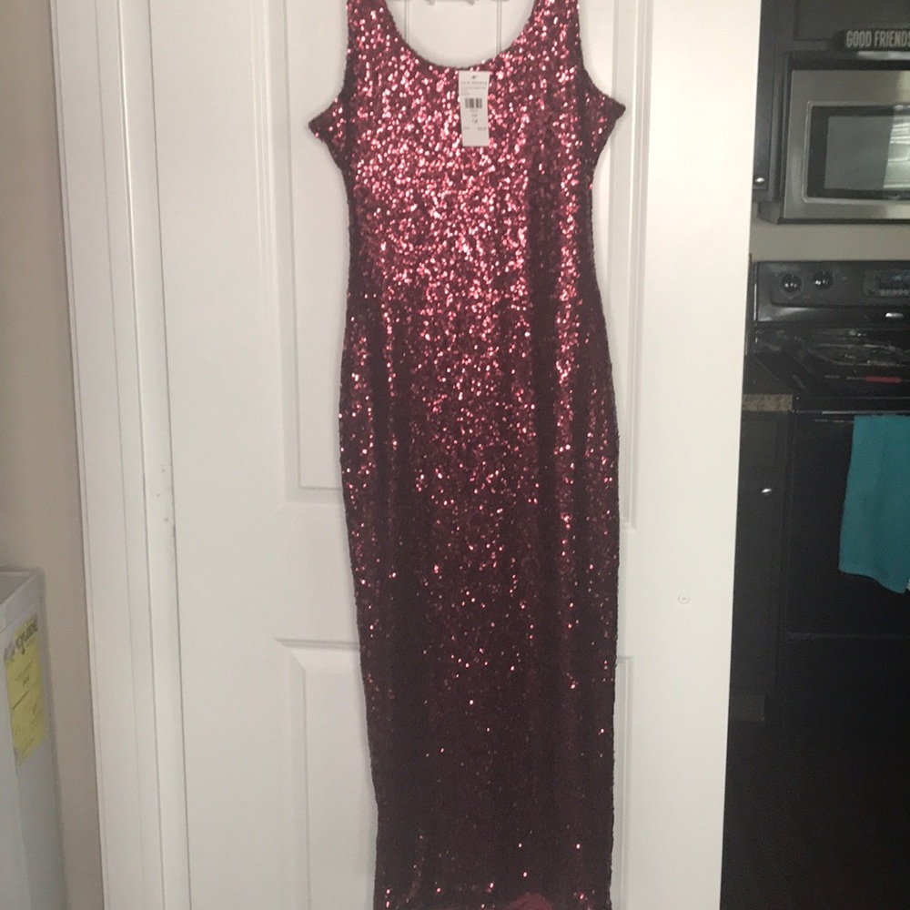 Sequins Tank Midi Dress